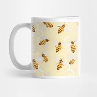 Honeycomb and Bee Pattern 12 Mug